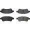 Centric Parts SEMI-METALLIC BRAKE PADS W/HARDWARE 104.1101 - alternate 2